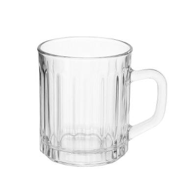 Caneca de Vidro 300ML para Cappuccino e Chocolate Quente Transparente em Casa Tem