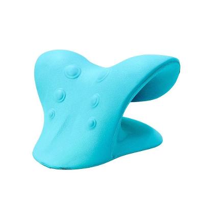 Apoio de Pescoço Ortopédico Almofada para Alívio de Dor Cervical com 6 Pontos de Massagem em Espuma