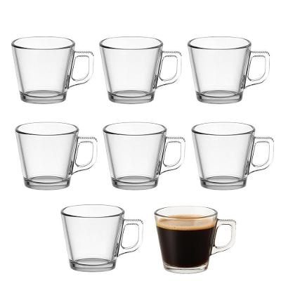 Jogo 8 Xícara De Café De Vidro Básica Turin 90ml Em Casa Tem