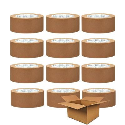 10 Fita Kraft Crepada Adesiva 45mmx40m Marrom Para Caixas Molduras Superfícies Delfix