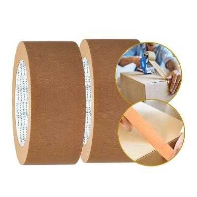 2 Fita Kraft Crepada Adesiva 45mmx40m Marrom Para Caixas Molduras Superfícies Delfix