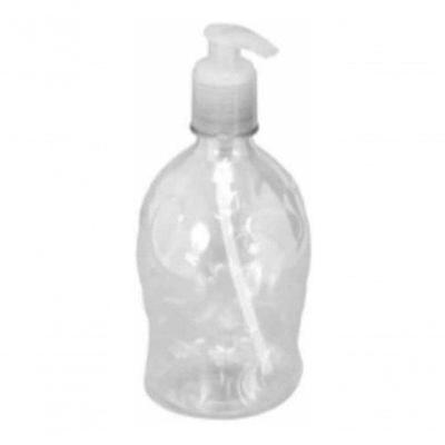 Dispenser Sabonete Líquido J20 Pump 500ML Plástico PET com Válvula Travável Transparente Higipack