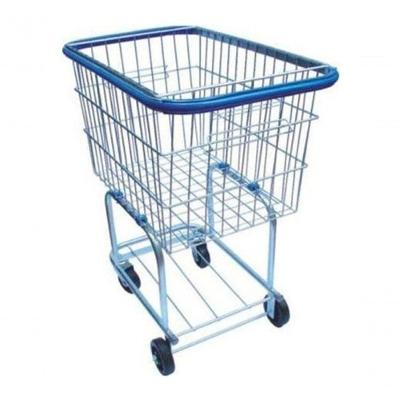 Carrinho de Compras para Condominio 140L para Transporte em Aço Carbono Galvanizado Prata Higipack