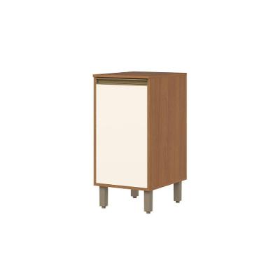 Balcão 01 Porta 40cm Com Tampo Venaly C581 Cinamomo Off White - Henn