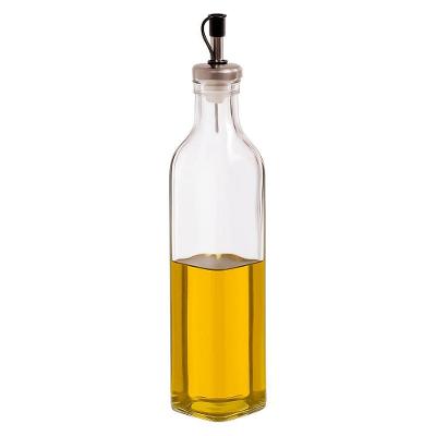 Galheteiro Garrafa Para Azeite Vidro Com Bico Dosador 530ml Haüskraft