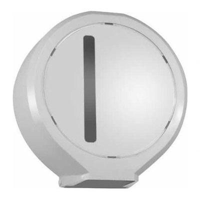 Dispenser Elite para Papel Higiênico em Rolo 300 a 400M em Plástico ABS Branco com Visor Higipack