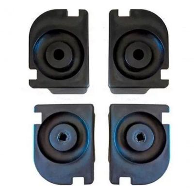 Conjunto de Sapatas Higipack para Carrinho Lavanderia 370lts Compatível com Caixa 370 Litros