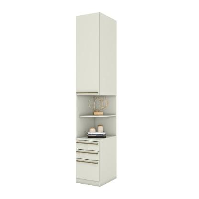 Mesa De Cabeceira Modulada 2 Portas 3 Gavetas New Predileto Mc02 Areia Hp - Henn