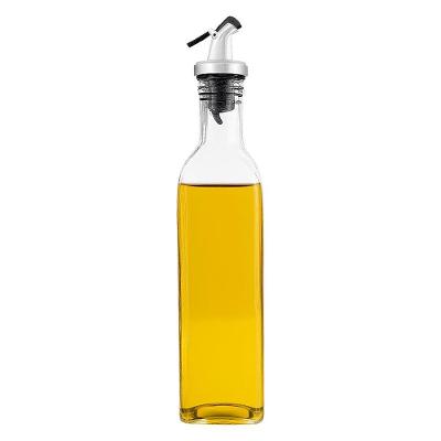 Galheteiro De Vidro Porta Azeite 500ml Garrafa Mesa Com Bico Dosador Vinagre Lemis