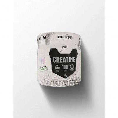 Creatine Borntodisrupt Creatina Monohidratada 300G sem Sabor em Pó para Exercícios Intensos