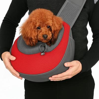 Bolsa de Transporte para Pets Yeet Tiracolo Canguru para Cachorro e Gato Pequeno Poliéster Rosa
