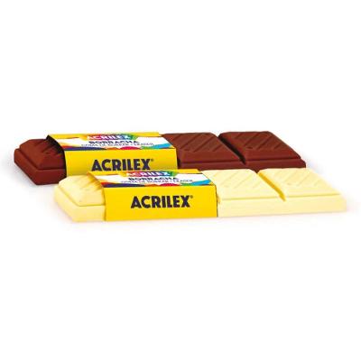 Borracha Acrilex Chocolate Sortido com Design Criativo em Formato de Doce para Uso Escolar Sortido