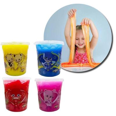Slime Gelástica Aventureiros 180GR com Textura Macia e Mega Elasticidade Rosa Fullcommerce