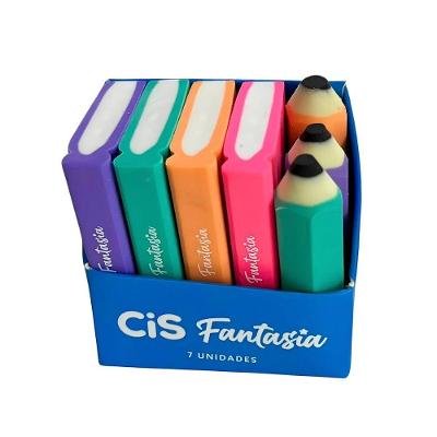 Borracha Cis Fantasia Livros com Capa Protetora Temática para Uso Escolar Unidade