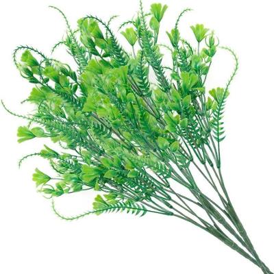 Arranjo de Planta Artificial 18 Ramos 5 Galhos Cada com Aspecto Natural e Realista Verde Gici Decor