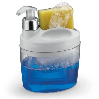 Dispenser para Detergente e Bucha 1174 com Bico Dosador Branco Arthi