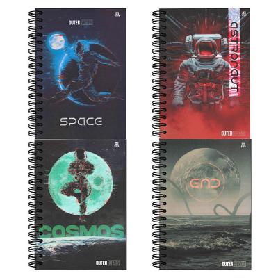Caderno Espiral Capa Dura São Domingos Outer Space Animativa 1 Matéria Formato 200X275MM 80 Unidades