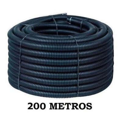 Conduíte Corrugado 3-4 Reforçado para Proteção Mecânica e Isolamento de Cabos Elétricos