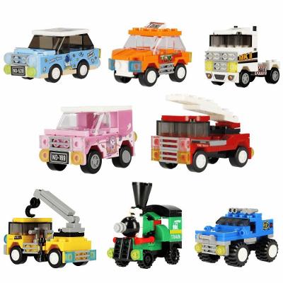 Blocos de Montar Inblox Veículos com 8 Modelos Colecionáveis e Manual para Crianças a Partir de 6