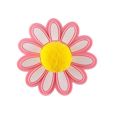 Apontador Duplo Tris Holic Margarida com Pompom anti-stress para Lápis Normais e Jumbo