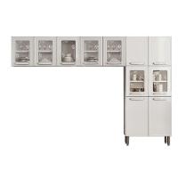 Cozinha Modulada Bertolini Evidence  3 Peças (2 Armários + 1 Paneleiro) CPT62 Branco - 1