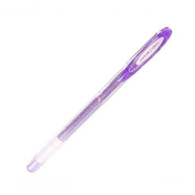 Caneta Gel Signo Sparkling Violeta com Tinta Gel Exclusiva Escrita Suave Ponta 1.0 mm 1 Unidade