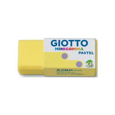 Borracha Giotto Tom Pastel Minigomma Tamanho Pequeno Mini para Uso Escolar 1 Unidade Amarelo