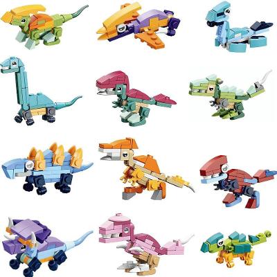 Blocos de Montar Inblox Dino Cristal com Peças para Montagem de Dinossauros Colecionáveis Ark Brasil