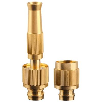 Bico para Mangueira Kit 2 Peças 10162 para Rega de Jardins Hortas e Vasos com Conector e Esguicho