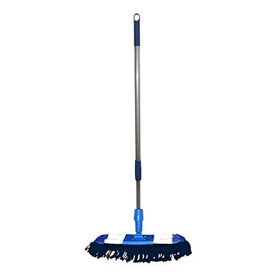 Conjunto Mop Pó Profissional Nobre 40cm em Algodão e Alumínio com Cabo Telescópico