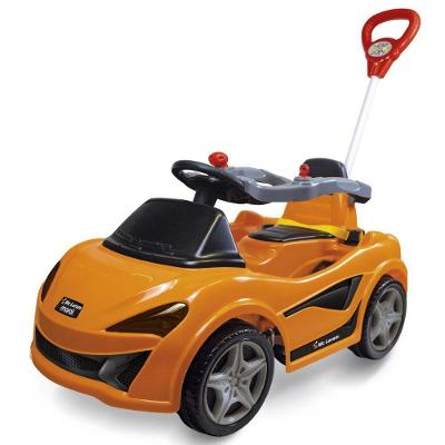 Carrinho de Passeio Infantil Mc Laram com Anel de Proteção e Cinto de Segurança Laranja Maral