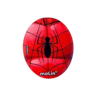 Borracha Escolar Molin do Brasil Homem Aranha Molin para Uso Escolar e Escritório Vermelho
