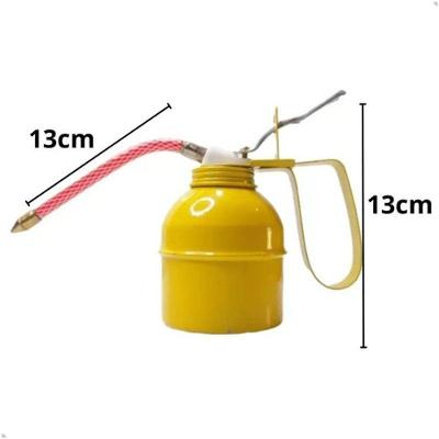 Bomba de Óleo Manual 300ML Almotolia com Bico Flexível Amarelo Startools
