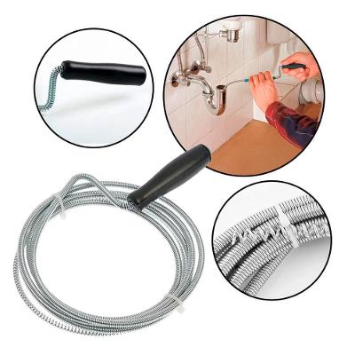 Desentupidor de Tubulação Manual Espiral Flexível com 3M Prata FBG