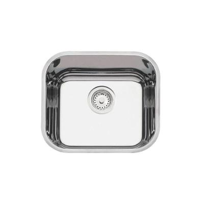 Cuba de Embutir Lavínia 40 Blem Retangular Aço Inox Acabamento Brilhante Inox