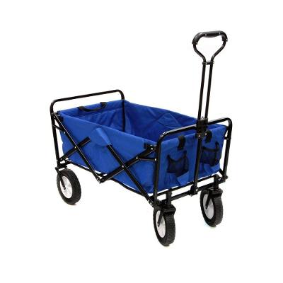 Carrinho Dobrável Wagon com Capacidade Até 68KG e Estrutura em Aço Preto NTK
