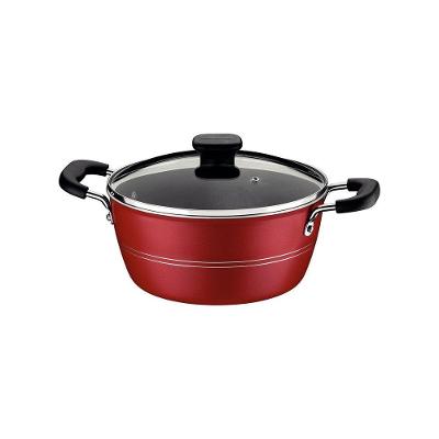 Caçarola Sicília em Alumínio com Revestimento Antiaderente Vermelho 20CM 2,4L