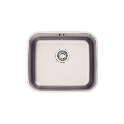 Cuba de Embutir Dora 40 BL R6 Retangular em Aço Inox Acetinado com Válvula e Escape Inox