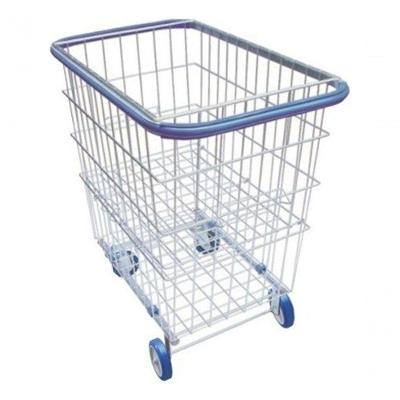 Carrinho para Condomínio G2 215L com Repartição Lateral e Rodas em PVC Prata Higipack