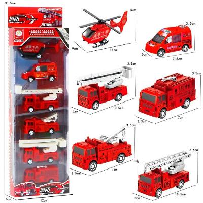 Carrinhos de Brinquedo Conjunto 6 Carrinhos Brinquedo com Miniaturas Variadas Que Estimulam