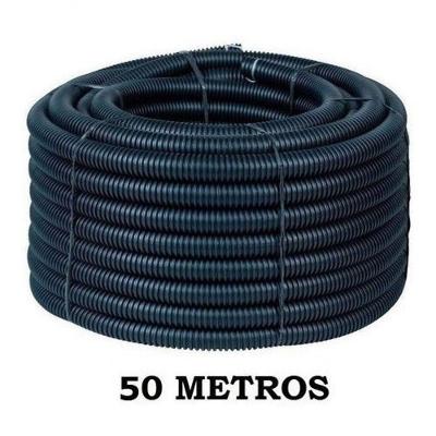 Conduíte Reforçado 1 POLEGADA 25 METROS para Proteção de Cabos com Alta Resistência Mecânica Preto