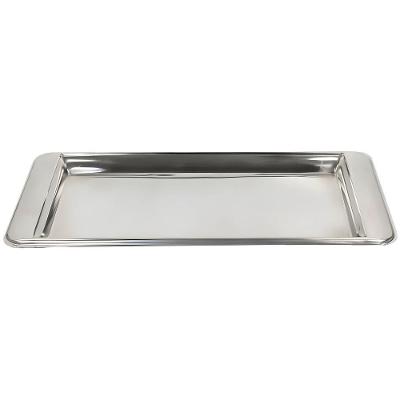 Bandeja CK3601 em Aço Inoxidável 30x15CM Retangular Inox Clink