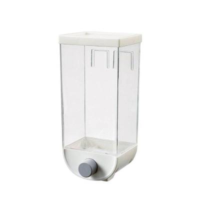 Dispenser de Grãos Arroz Feijão Suspenso Multiuso 1500ML em Plástico Transparente
