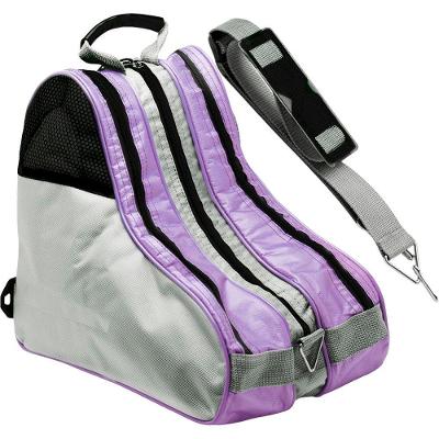Bolsa para Patins Transporte de Inline Quad Roller e Infantil Impermeável Roxo