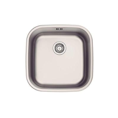 Cuba de Cozinha Aria Maxi 40 BS Quadrada de Embutir Ou Sobrepor em Aço Inox Inox