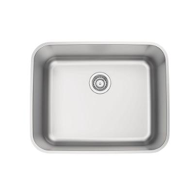 Cuba de Embutir Dora 50 BL R6 Retangular em Aço Inox Acetinado com Válvula Inox