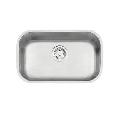 Cuba de Embutir Lavínia 47 BL Retangular em Aço Inox Acetinado com Bordas Retas Inox
