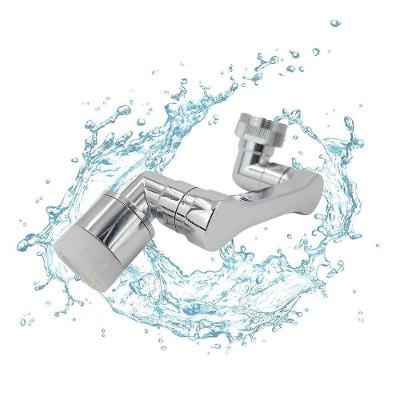 Bico para Torneira Arejador Articulado Modelo Bico de Torneira com Extensor 360 graus  Flexível Prata
