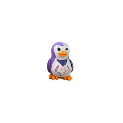 Apontador com Depósito e Borracha Molin do Brasil New Pinguim Modelo 3 com Lâmina Afiada Escolar