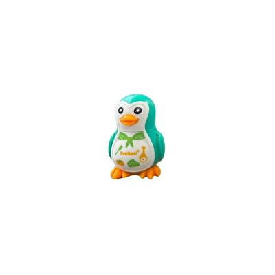 Apontador com Depósito e Borracha Molin do Brasil New Pinguim Modelo 4 com Lâminas Afiadas
